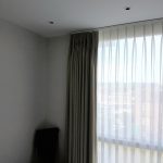 Bespoke Curtains, cotton fabric curtains lined and sheer curtains to track and pole